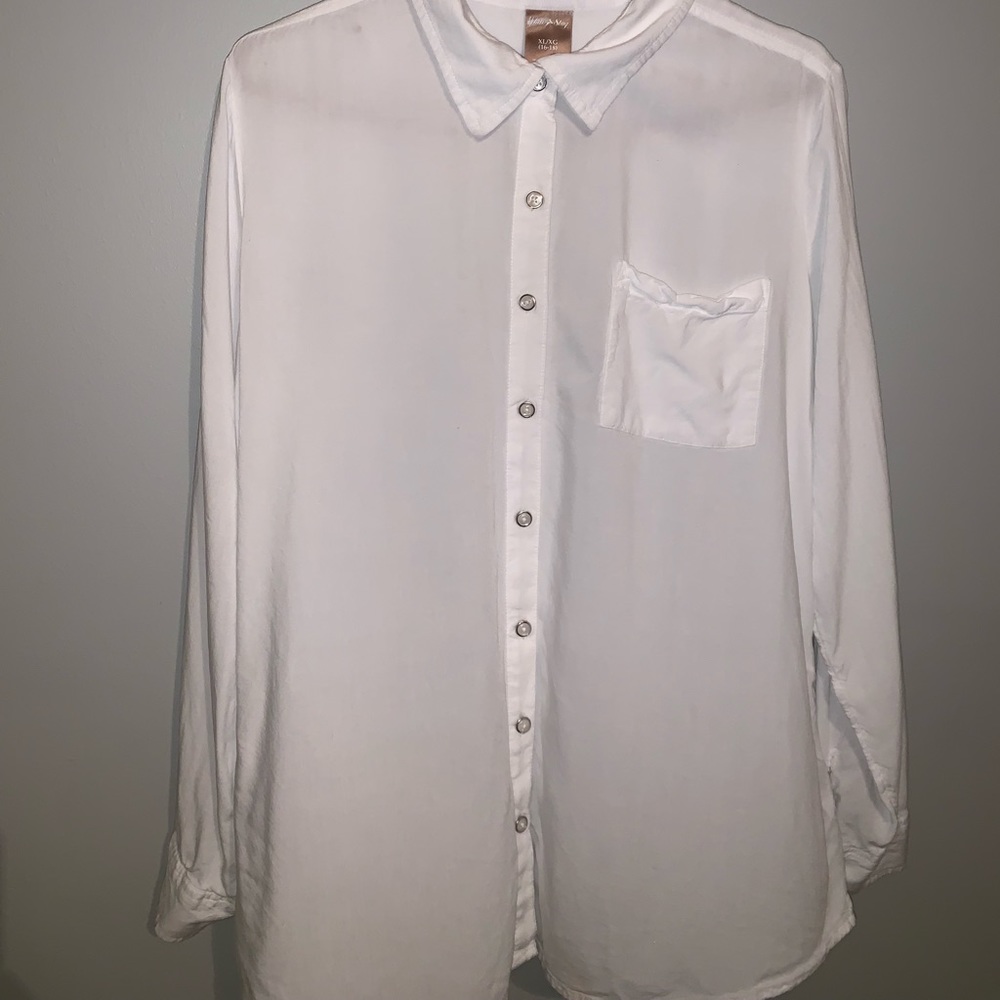 White button down shirt
